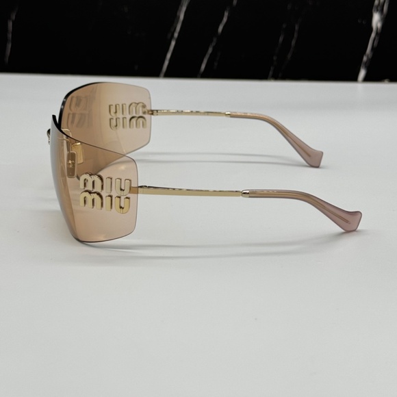 NEW SMU 54Y ZVN20F MIU MIU MU54YS ZVN20F WOMEN SUNGLASSES MU 54YS ZVN20F SHIELD main image 10